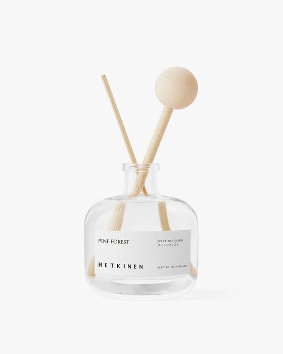 PINE FOREST viðarilmstangir í glerglasi 100 ml