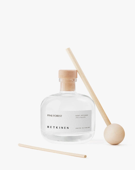 PINE FOREST viðarilmstangir í glerglasi 100 ml