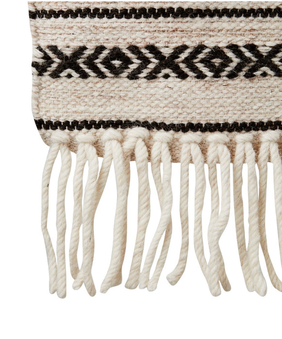 Handgert veggskraut Ivory/Brown