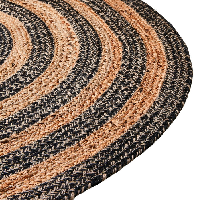 JUNI motta natural/black ummál 120cm