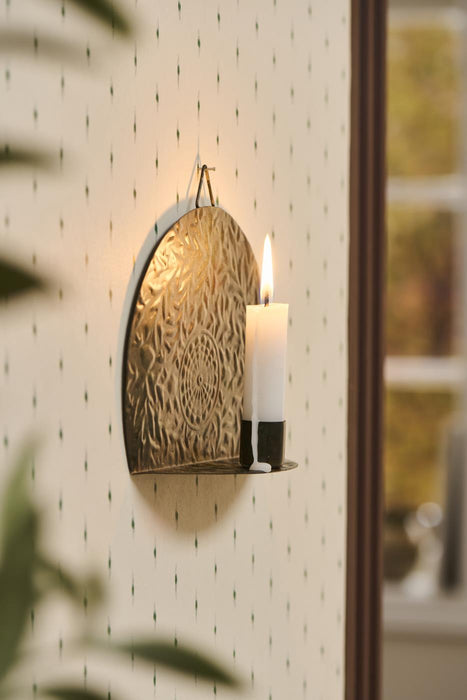 Veggkertastjaki rustik