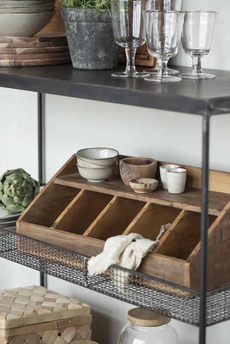 Viðarkassi "hnífaparakassi"