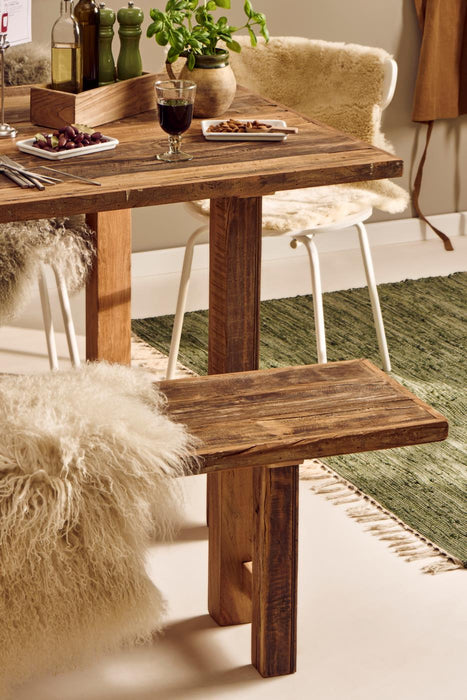 Grófur viðarbekkur 180 cm