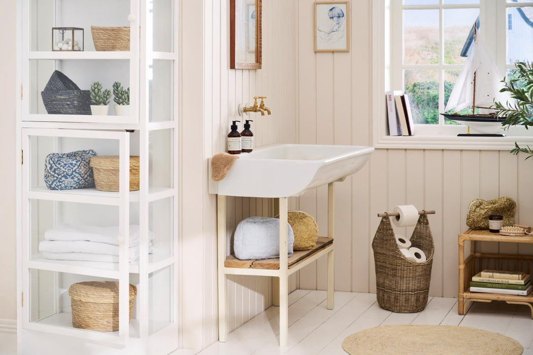 Karfa fyrir wc pappír grá