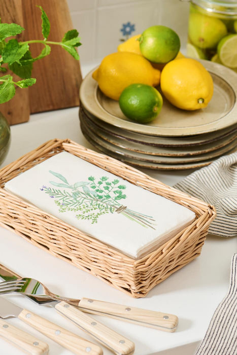 Servéttur kryddjurtavöndur